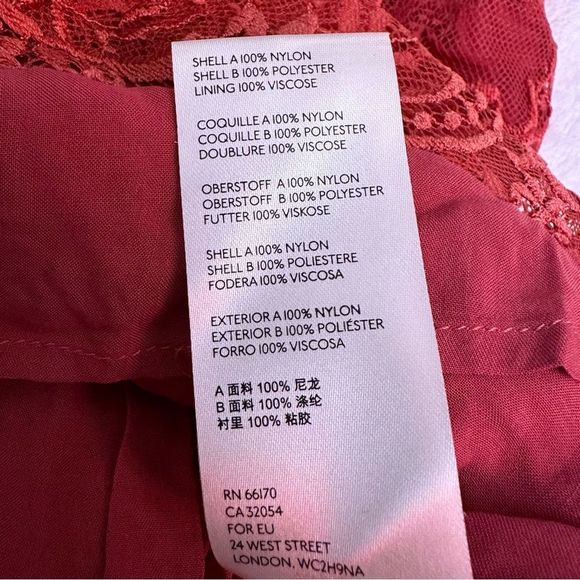 Free People, Chante Lace Tie Tank Top, Frenchie Kiss, Size S - Picture 16 of 16